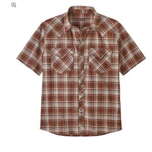 Patagonia Brown Plaid Casual Button Down Shirt